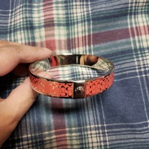 Coach Pink bracelet